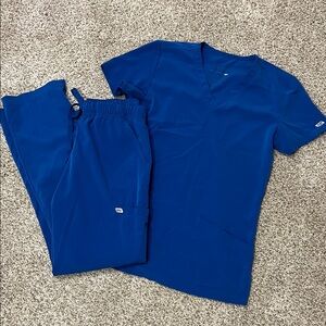 IRG Blue Scrub Set